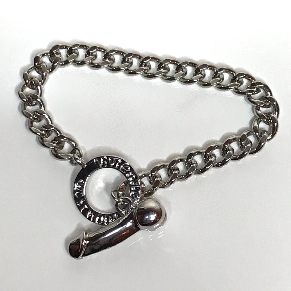 Vivienne Westwood Silver Link Chain Penis Bracelet